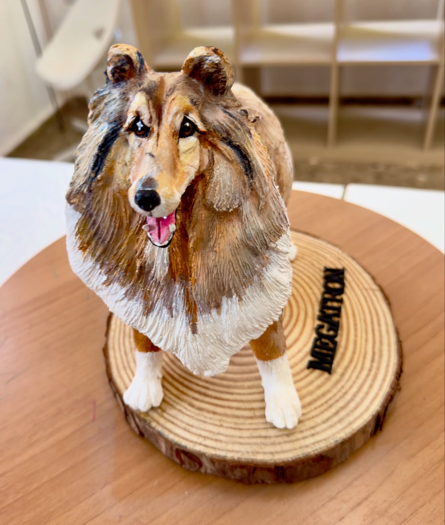Escultura de mascota