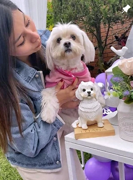 Escultura de mascota